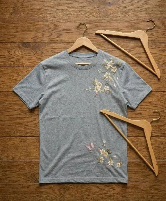 Men's Grey Printed Dri Fit T-Shirt Medium to XL