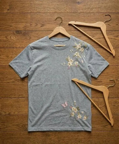 Men's Grey Printed Dri Fit T-Shirt Medium to XL